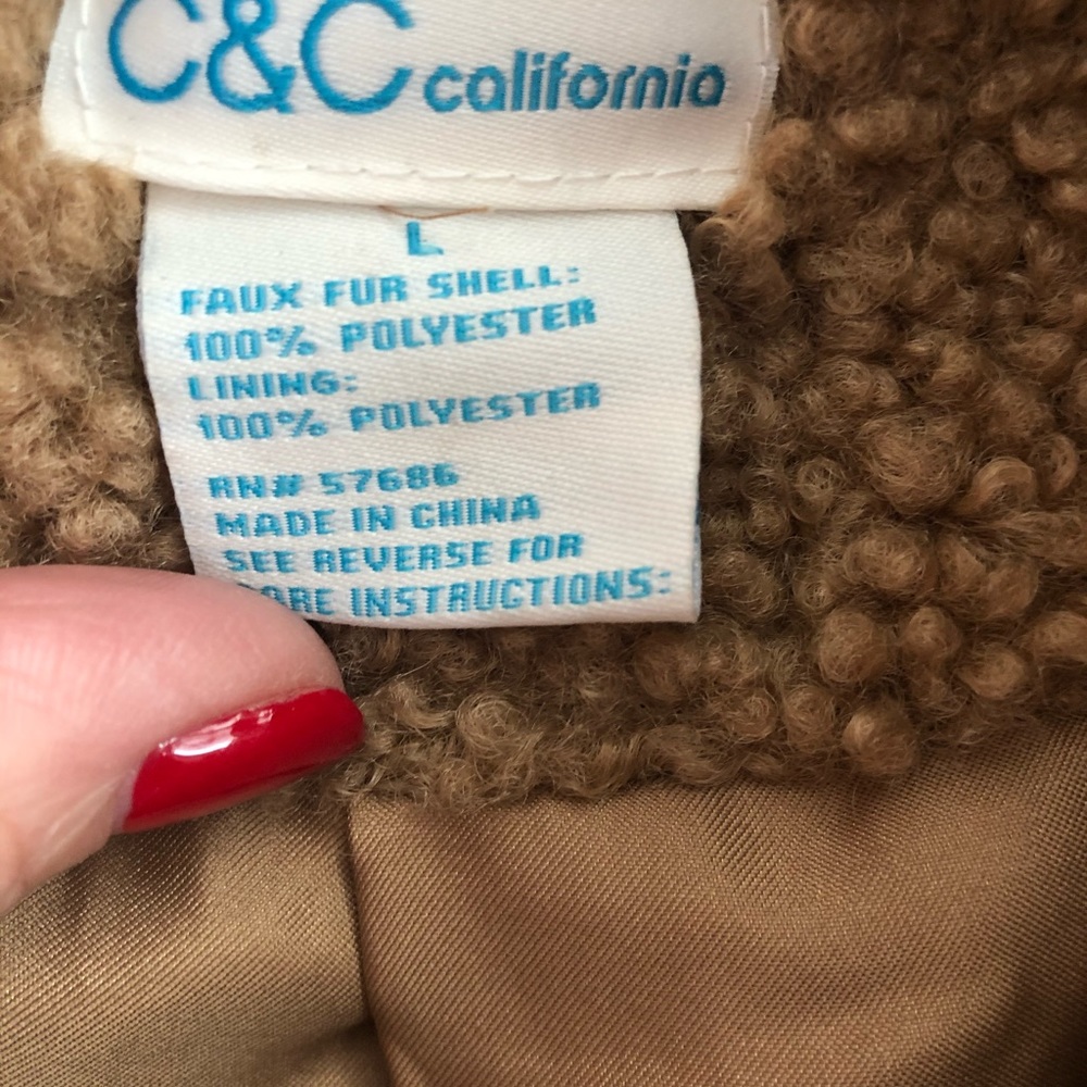 C&C California Faux Sherpa Teddy Coat - Picture 7 of 11